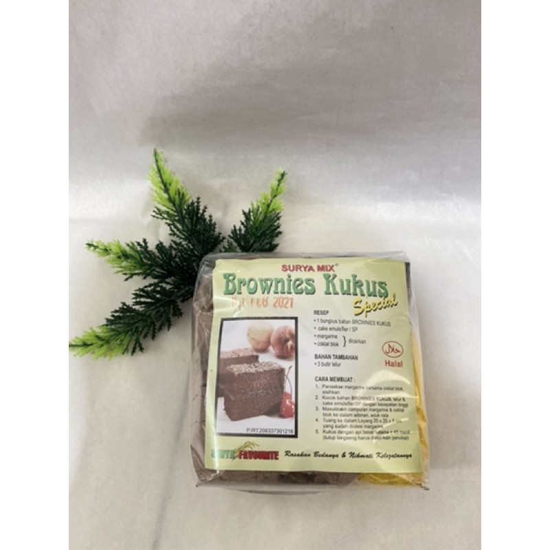 

Adonan Praktis Brownies Kukus Special Surya Mix