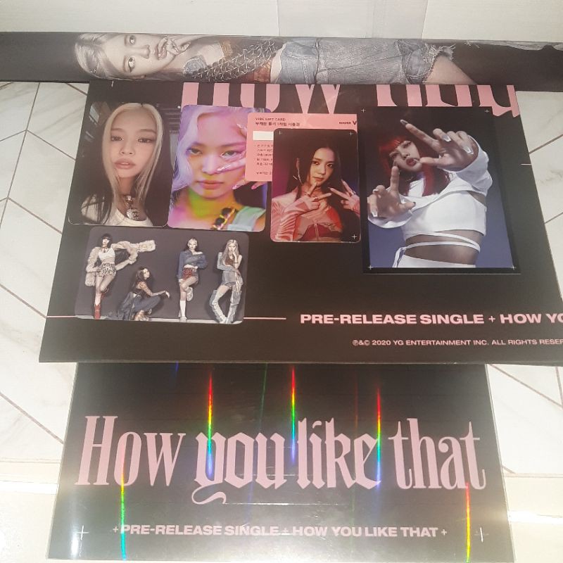 [Sharing Goods] Blackpink HOW YOU LIKE THAT ALBUM VER KTOWN4U - Lisa Rose Jennie Jisoo