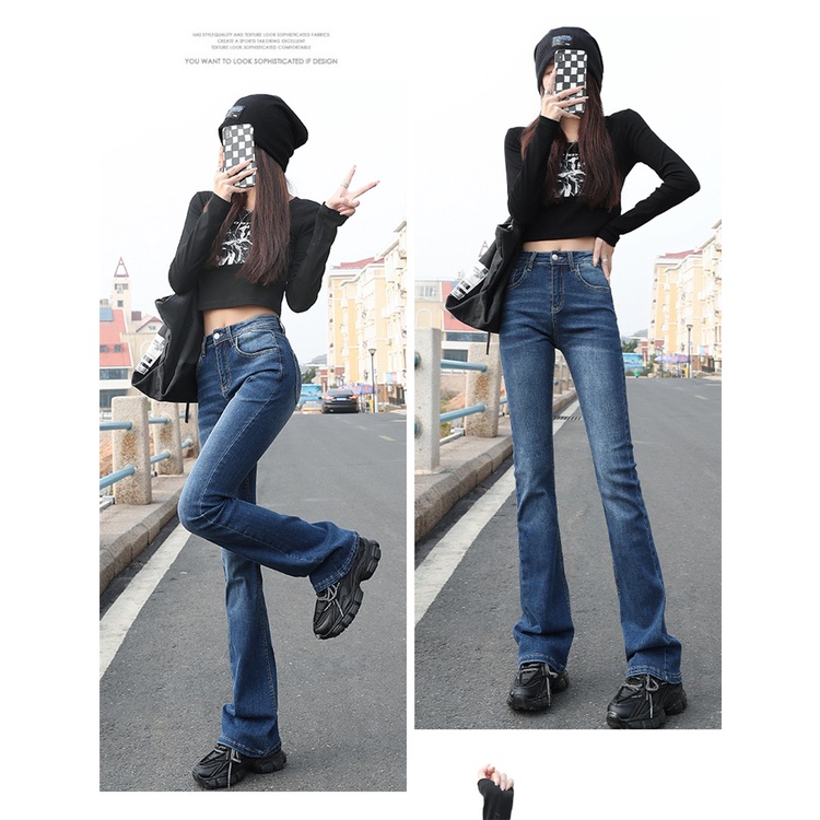 HIGHT WAIST STRETCH JEANS WANITA PREMIUM/CELANA JEANS PREMIUM CELANA CUTBRAY