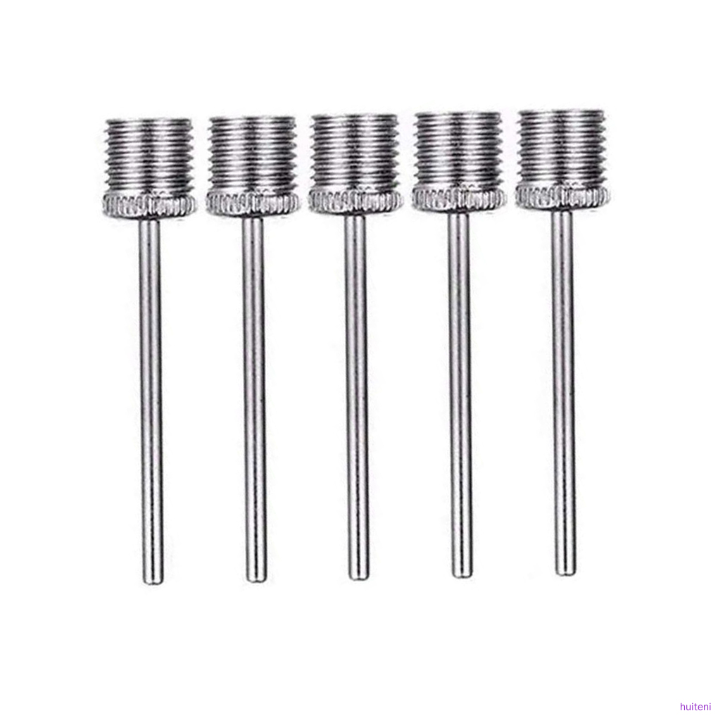 5pcs Inflating Needles Football Basketball Air Pump Nozzle Pins Stainless Steel Air Needles  huiteni