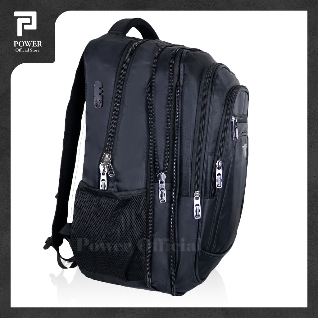 Tas Pria Ransel Laptop 18 inc Backpack Keylock Import POLO SUPER Original Tas Kerja Pria Waterproof