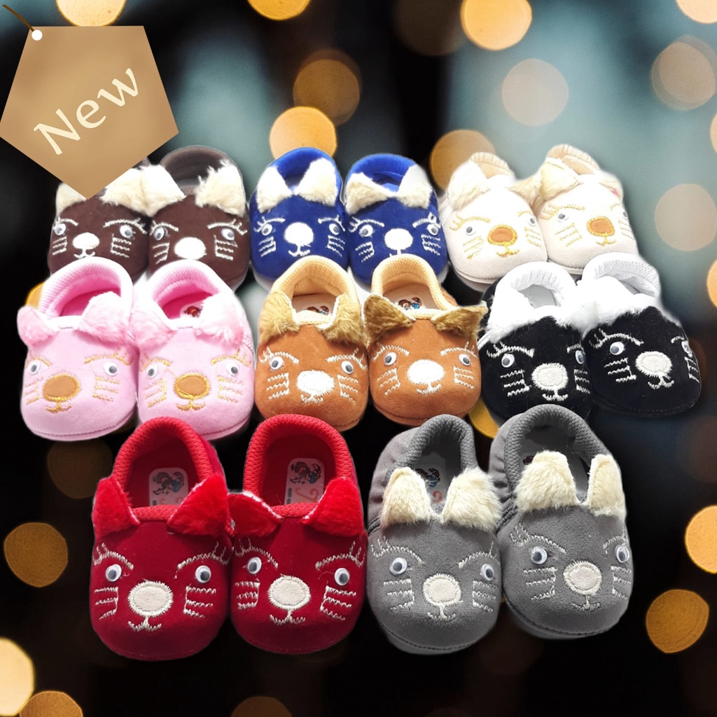 Jual Sepatu Bayi Usia 0- 12 Bulan Model Sepatu Bayi Kucing Indonesia ...