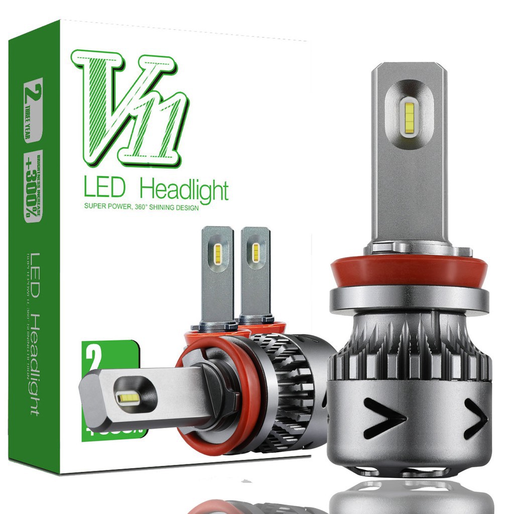 (V11) Lampu Kabut Depan Led H4 H11 H8 H3 H7 Hb3 Kualitas Tinggi