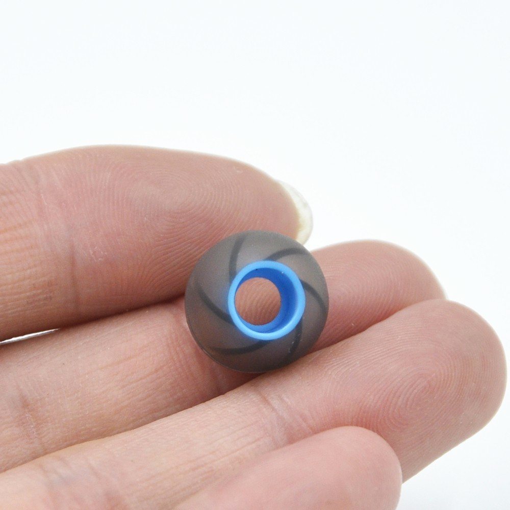 KZ Silicone Eartips Blue Wide Bore