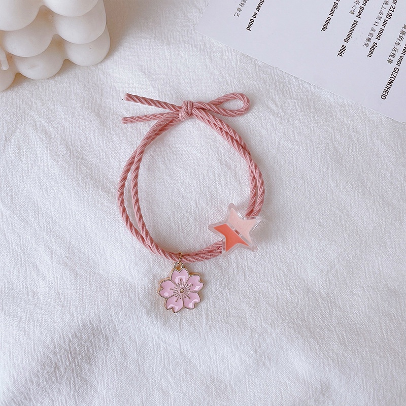 1 Pcs Gelang Liontin wanita murah Bintang Korea Gelang Harapan Untuk Pacar Dan Sahabat mpor fashion-Pink