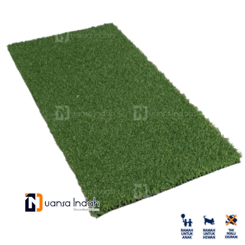 rumput sintetis type golf premium ukuran 25x75 cm