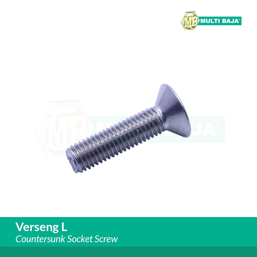 Baut Stainless Steel 304 Verseng L M8 - 1.25 x 25