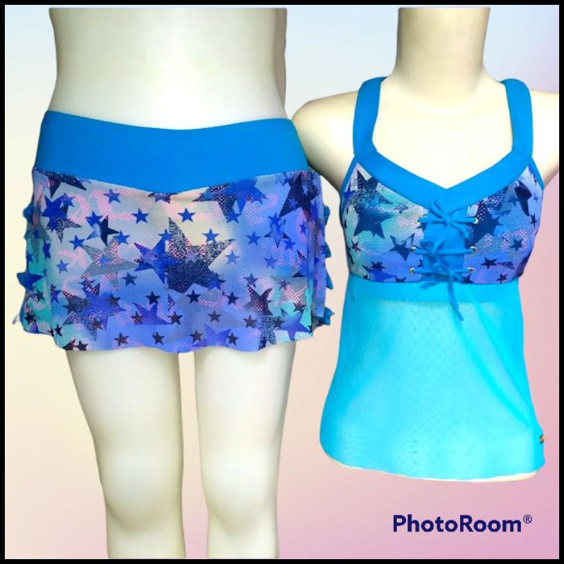 Dijual Stelan Senam/Rok Mini/Senam Aerobik Termurah/Baju Olahraga/Sportwear