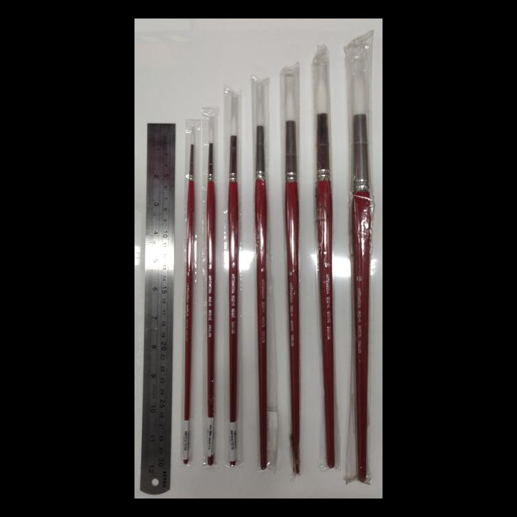 

Arte Red 950R White Taklon Brush No 2 Round Terlaris
