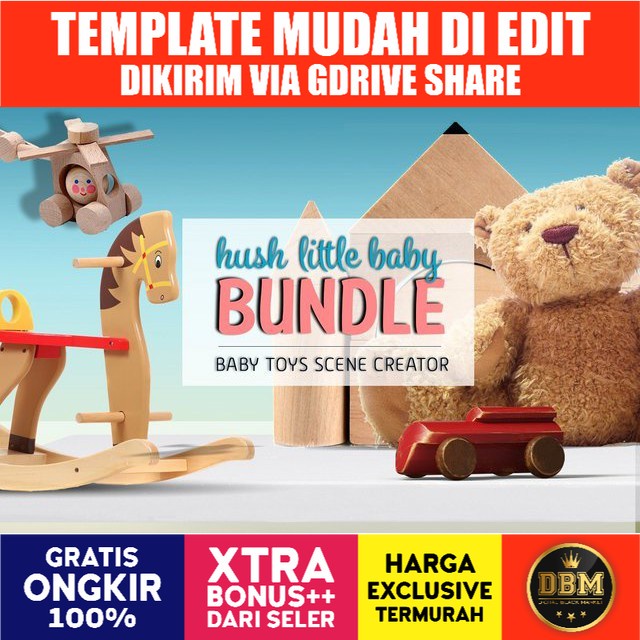 ULTIMATE TOYS Bundle &amp; SCENE Creator - Adobe Photoshop