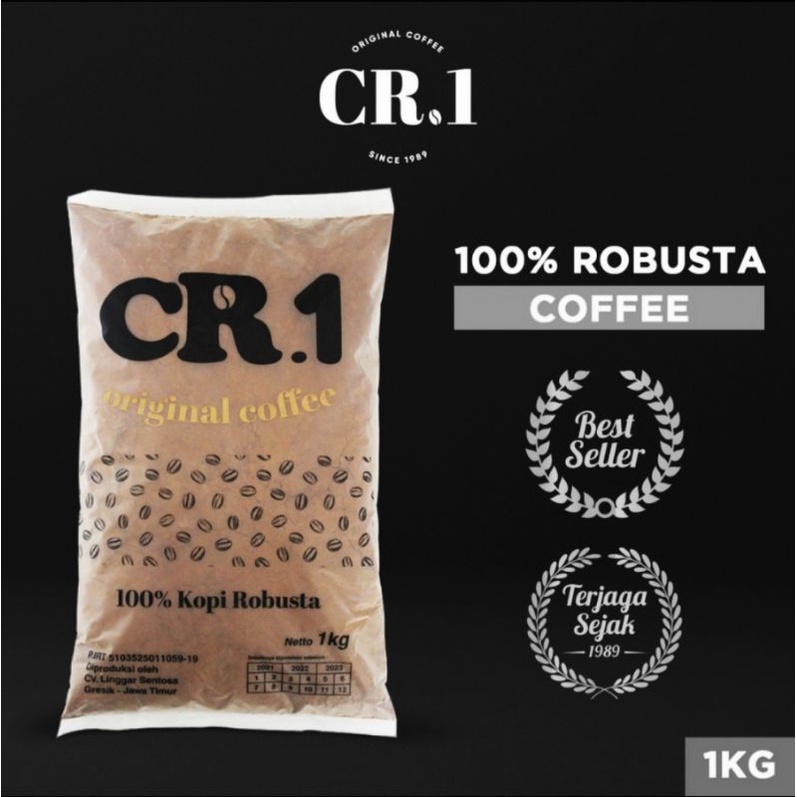 Kopi Robusta CR1 Original 1Kg.  kopi bubuk kopi terbaik kopi hitam kopi terenak kopi gresik kopi tub