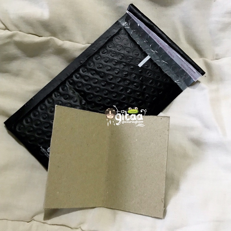 

[ MINIMAL 5 ] PACKING PHOTOCARD WITH BUBBLE MAILER.