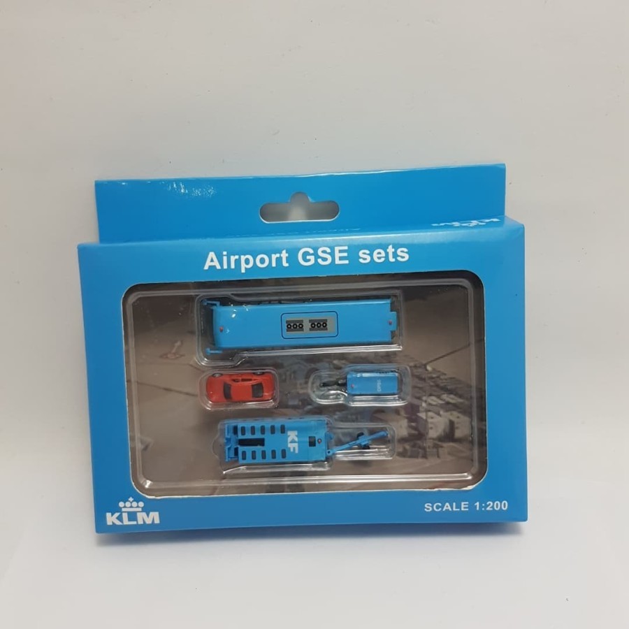 Die Cast Pesawat AIRPORT GSE sets KLM XX2023 Diecast Lainnya