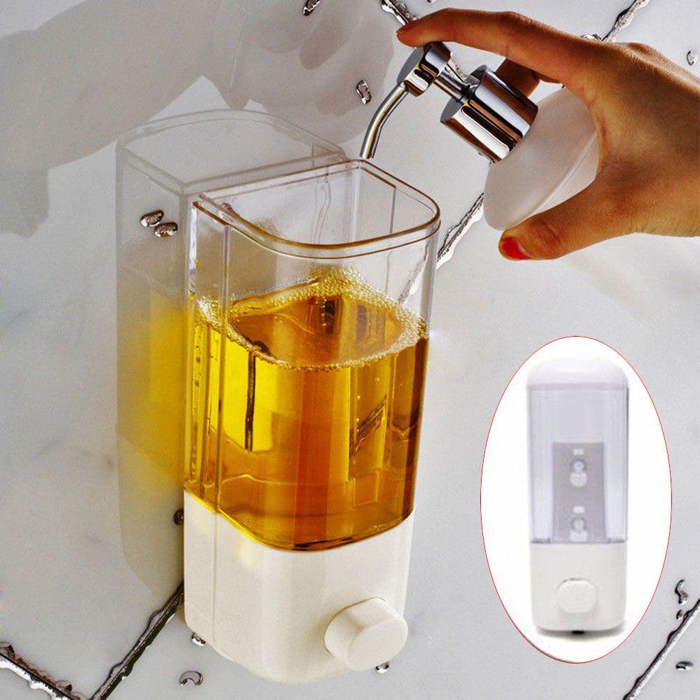 Dispenser Sabun 500ml Populer Bahan ABS Transparan Berkualitas Tinggi Sanitizer Cair