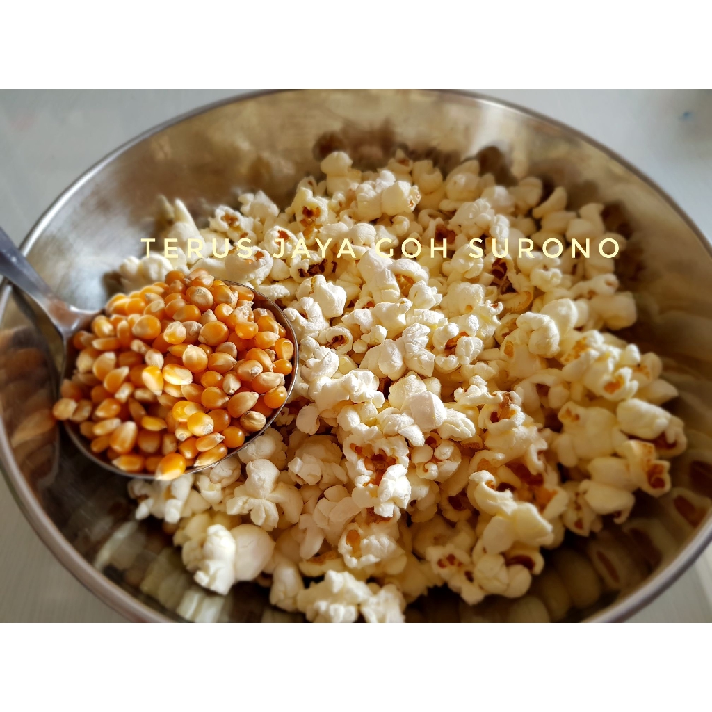 

Biji Jagung Popcorn MENTAH 50g ( Menghasilkan 1 Mangkok Besar Popcorn Matang )