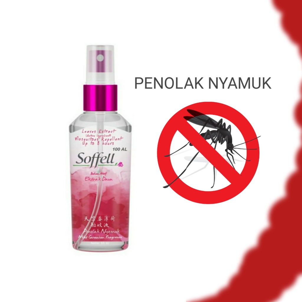 SOFFELL Mint Geranium Fragrance Botol Spray 55ml