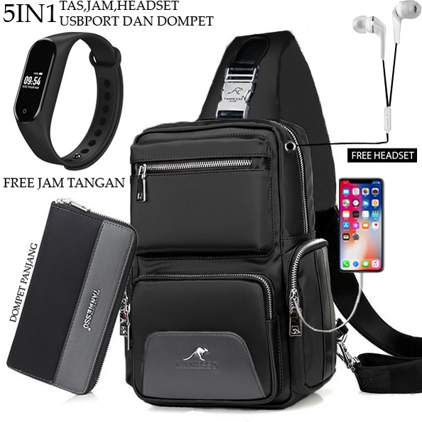 TANMESSO 5IN1 BAYAR DITEMPAT-BONUS JAM LED,DOMPET &amp; USBPORT&amp;HEADSET-BAHAN GLOSSY PREMIUM