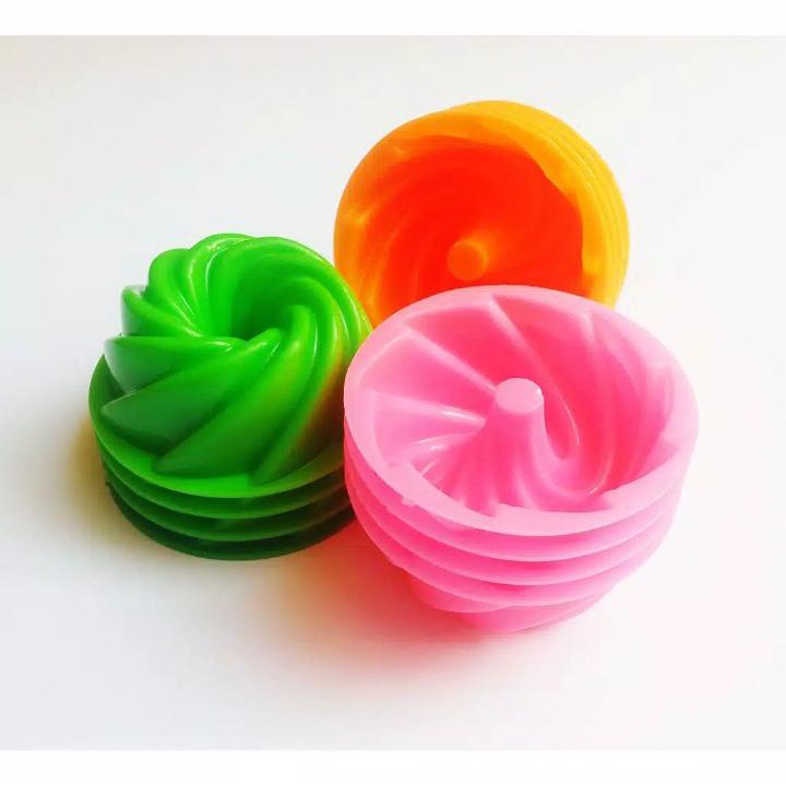 Cetakan agar twister/ jelly / puding / coklat twister