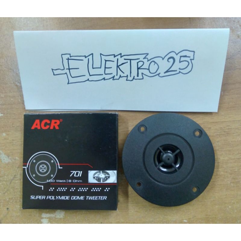 TWEETER MAGNET 701 ACR SUPER POLYMIDE DOME TWEETER ACR ORIGINAL