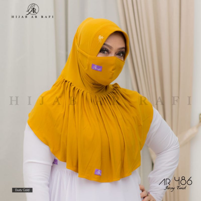 Terbaru √ AR 486 HIJAB AR RAFI FREE MASKER (Anniha Collection)