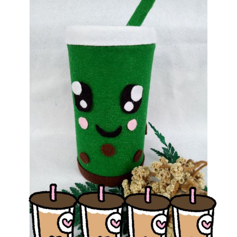 Celengan boba unik/lucu