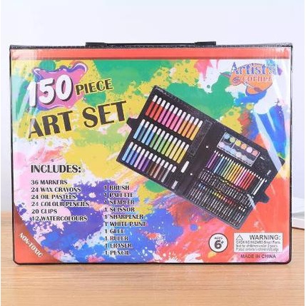 

Super Mega Art Set Anak 150Pcs Spidol Crayon / Set Menggambar