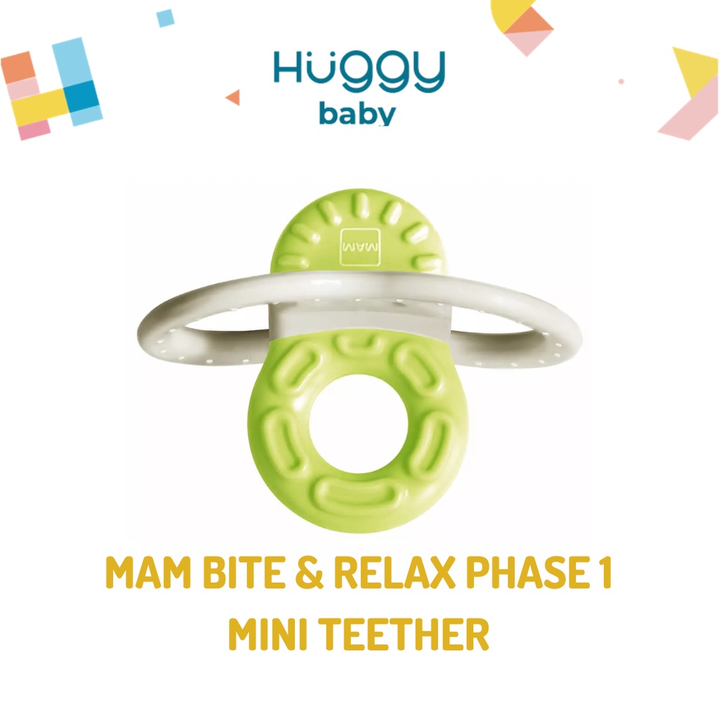MAM Bite &amp; Relax Phase 1 Teether Gigitan Bayi 2M+