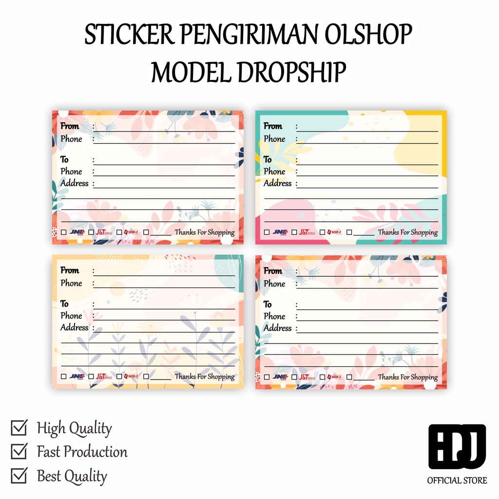 

Sticker pengiriman olshop ready / label pengiriman olshop model dropsip / shipping label ready / sticker pengiriman barang