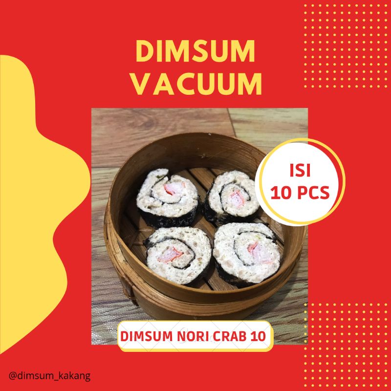 

DIMSUM NORI CRAB 10 | Dimsum Rumput Laut