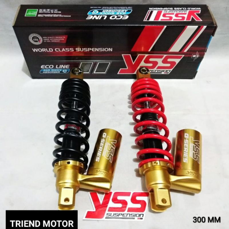 Shock Tabung Bawah Yss C-EURO Mio Soul Mio Sporty Fino Beat Karbu Scoopy Karbu Vario 110 Old 300MM