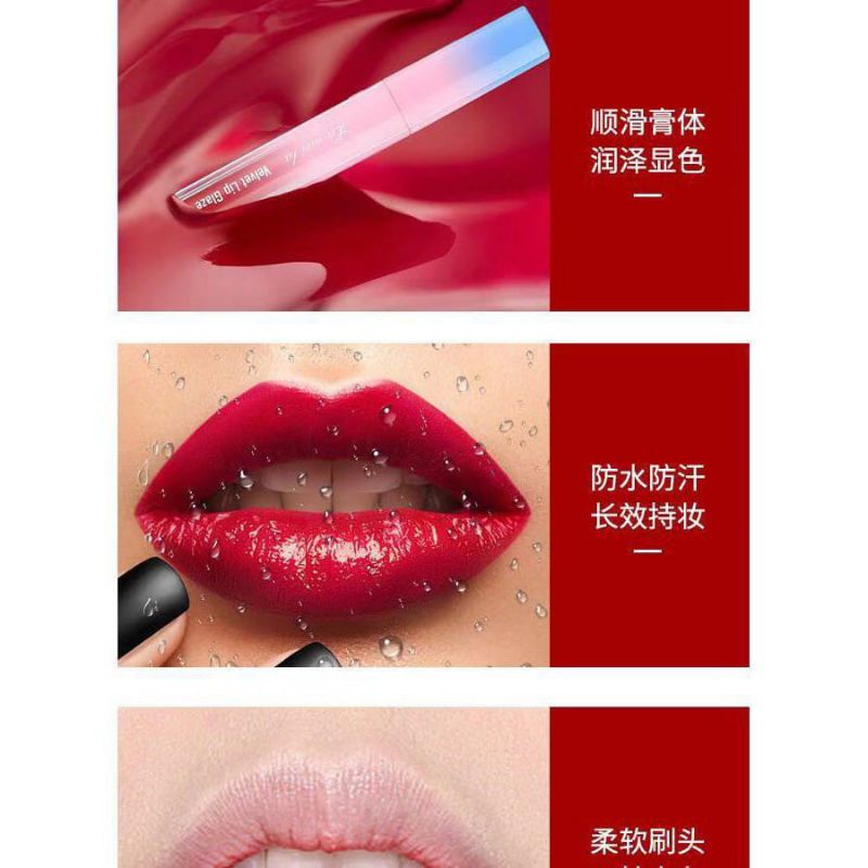 (Grosir_Solo) Lameila Lipstick cair velvet Lip glaze matte colour