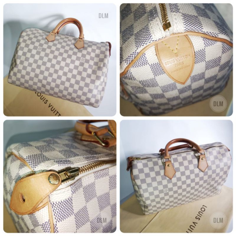 LV | Louis Vuitton | Speedy Azzure 35 | Preloved - Authentic