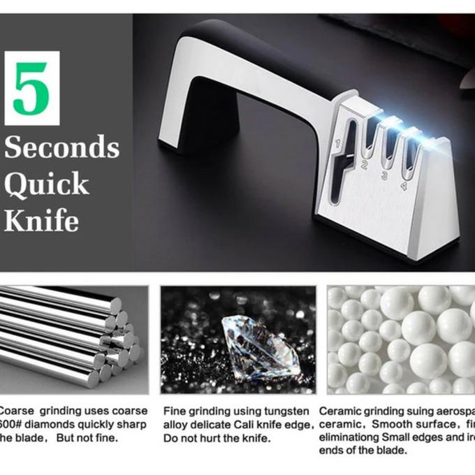 

Alat Pengasah Asahan Asah Pisau Diamond Knife Sharpener Sharpening New Stock