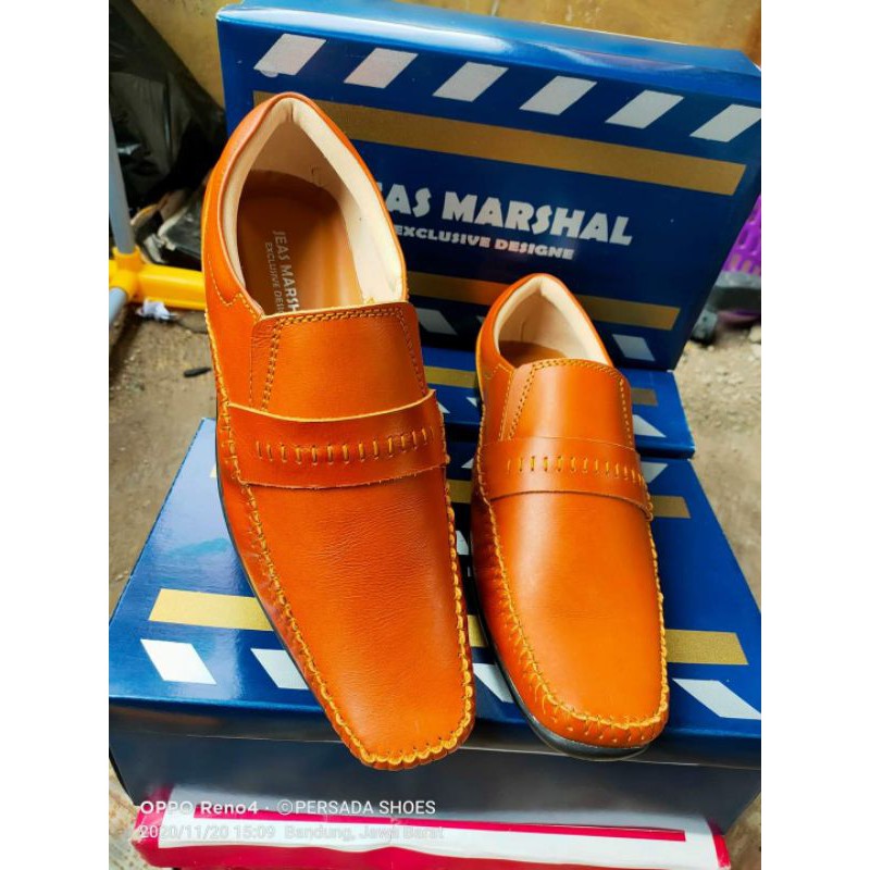 Sepatu Casual Kulit Pria Jeas Marshal Kr 102 ( Produksi Sendiri )