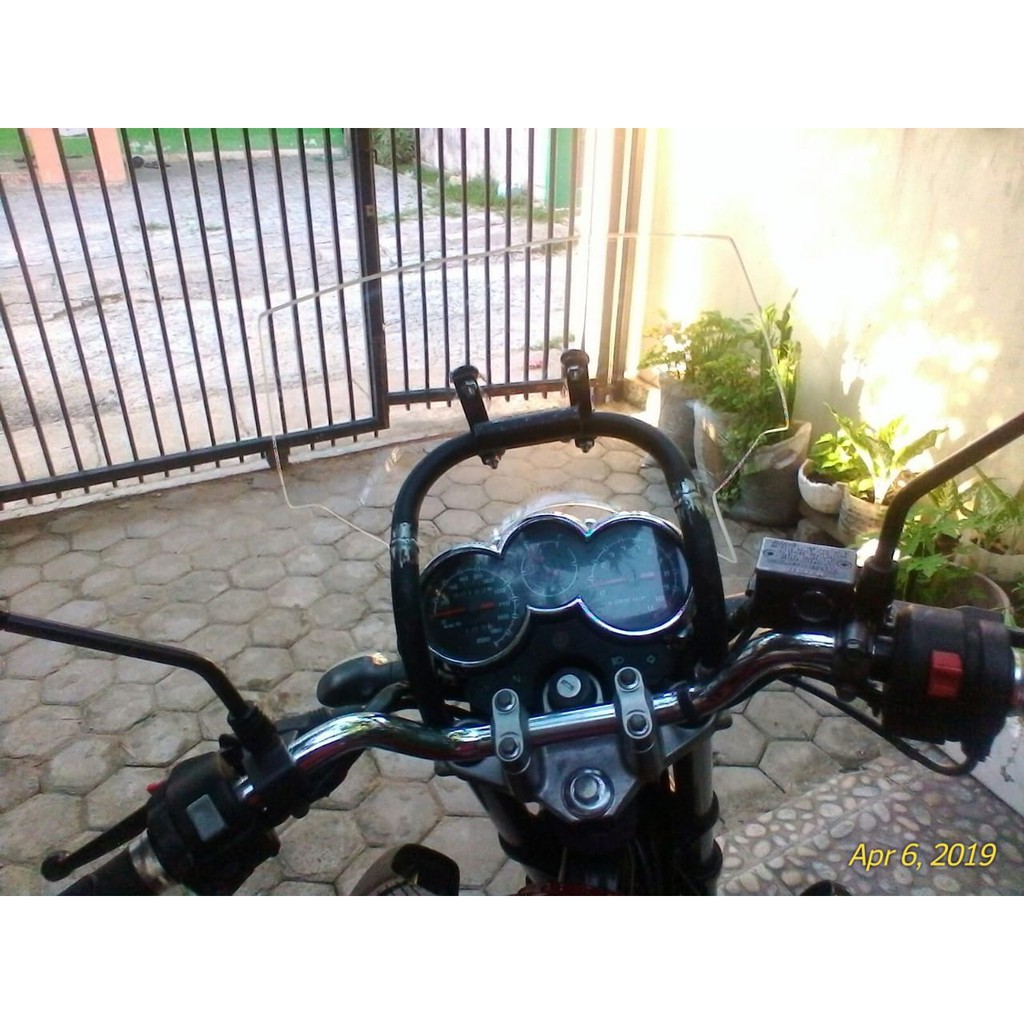 Bracket Pangkon Visor Windshield Pulsar 200 NS Bandit GSX S GARANSI 1 TAHUN