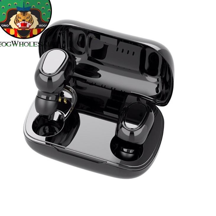 Miliki - TWS-L21 Earphone Wireless Bluetooth untuk Android & iPhone Versi Bluetooth 5.0 ,.