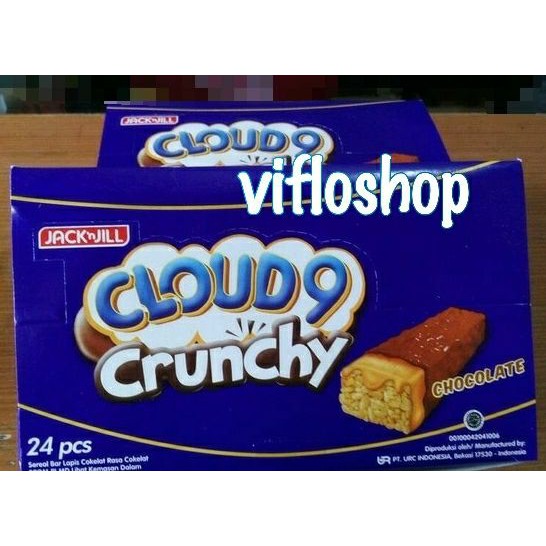 

COKLAT CLOUD9 / CLOUD 9 CRUNCHY CHOCOLATE BOX (24 X 9 GRAM)