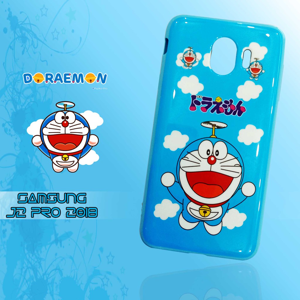 Casemurah Id8 Samsung J2 Pro 2018 Case Doraemon Fly Shopee Indonesia