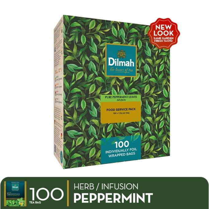 

[COD] Dilmah Infusion Tea Pure Peppermint - Foil Envelope 100s - Teh Celup [COD]