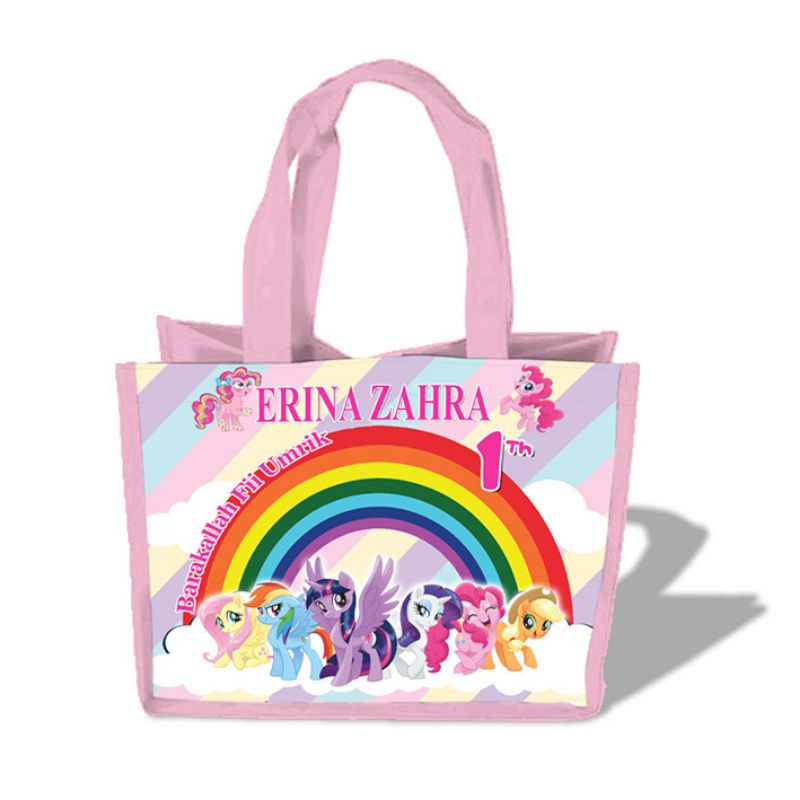 

Tas Goodie Bag Custom Berkualitas Karakter Unicorn Ultah Anak Acara Tasyakuran Murah