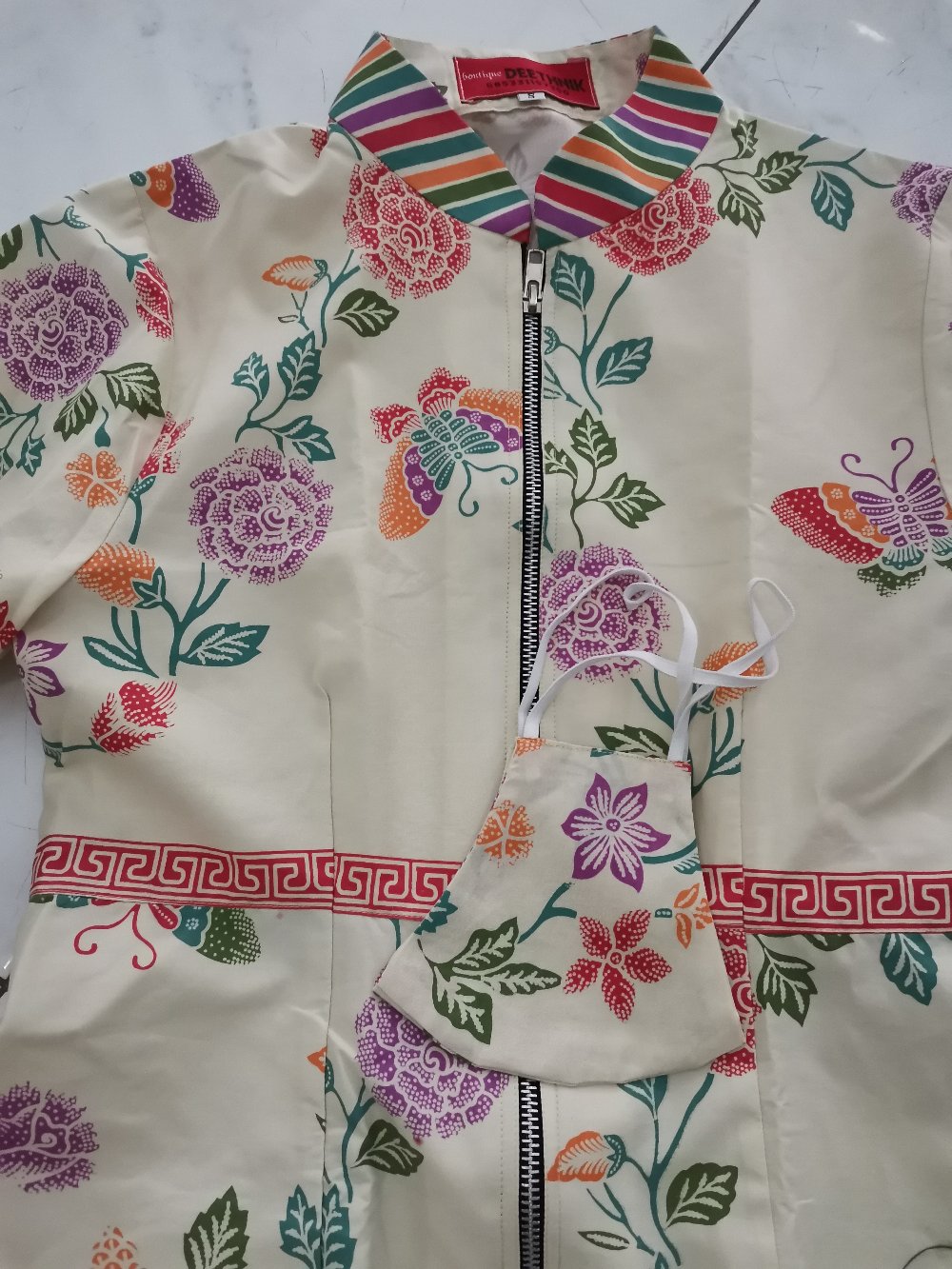 Blus Batik Peplum Baju Batik Kerja Baju Batik Modern Baju Batik Lapis Trikot Deethnik