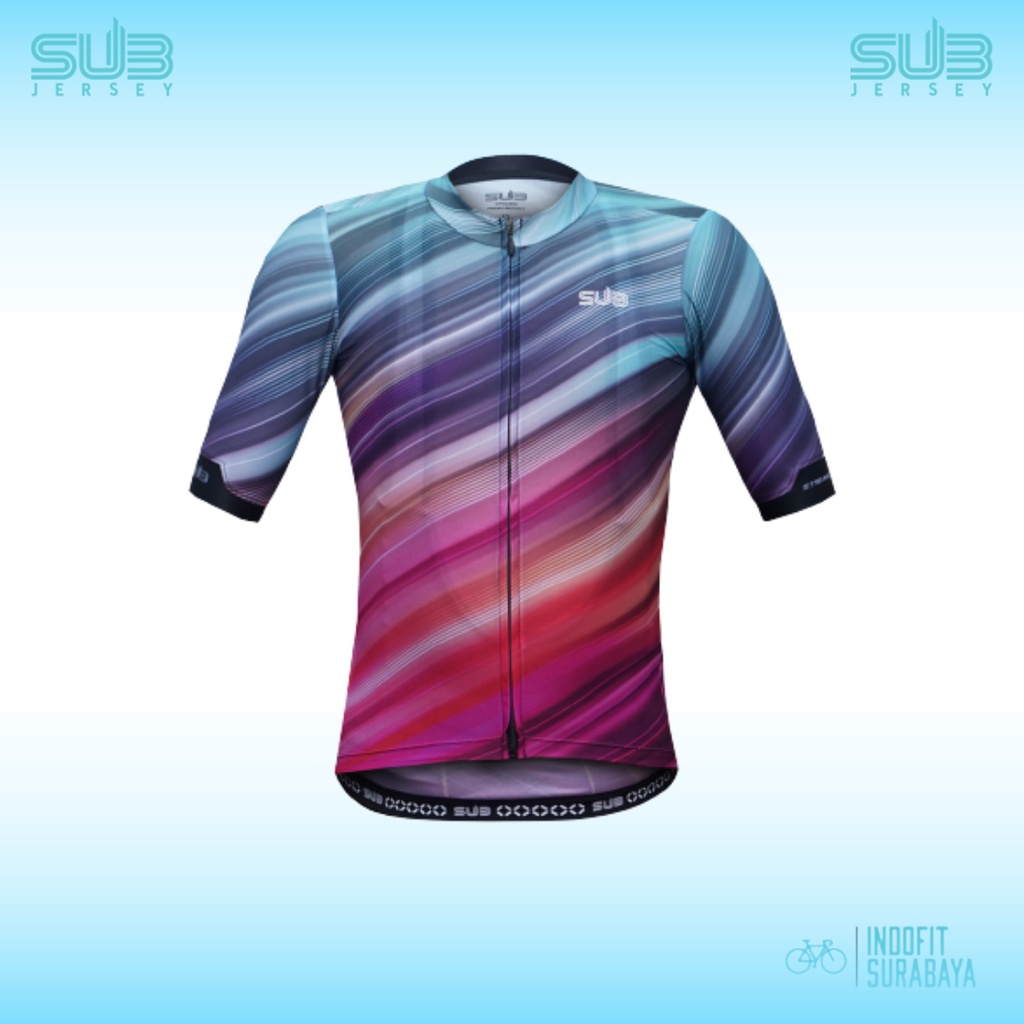Jersey Sepeda Premium SUB Streamline Arva Ash Pink Short Subjersey