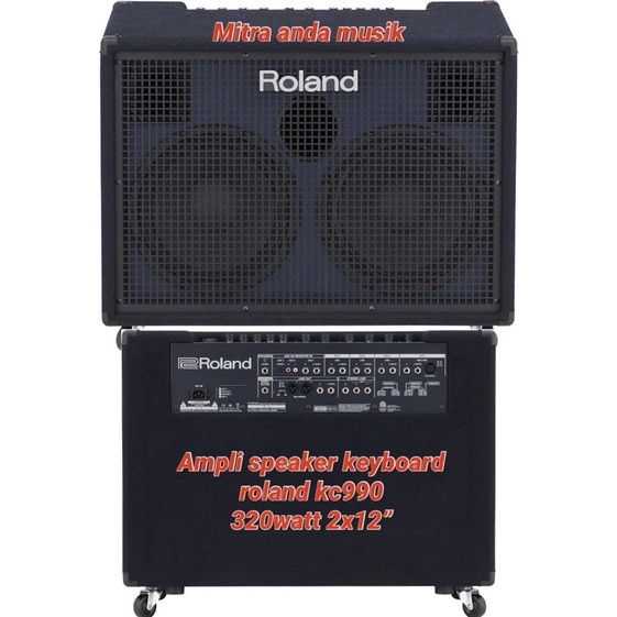 power amplifier speaker aktif keyboard roland kc990