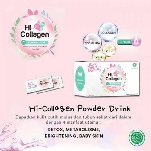 [1 Sachet] Everwhite Hicoll Hi-Collagen Powder Drink SACHET