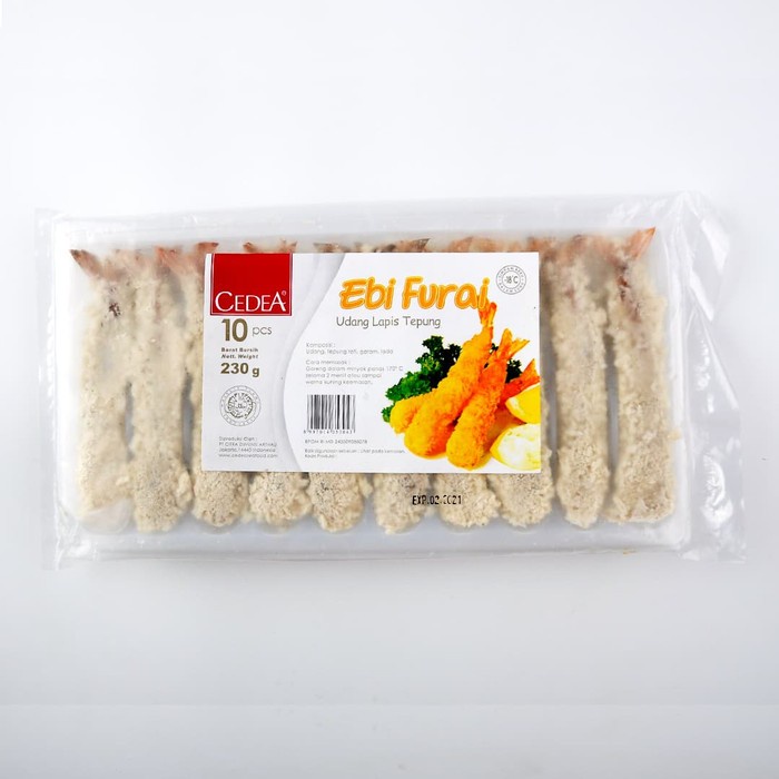 CEDEA EBI FURAI 230GR / UDANG LAPIS TEPUNG FROZEN