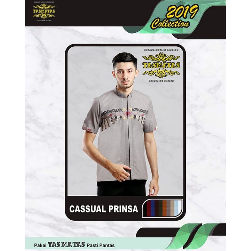 Baju Takwa Baju Koko Baju Taqwa Tasmatas Bordir Katun Pakaian Koko Murah Tasmatas cassual prinsa