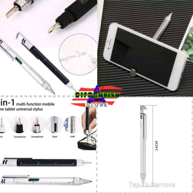 

PEN MULTI FUNGSI 6 IN 1