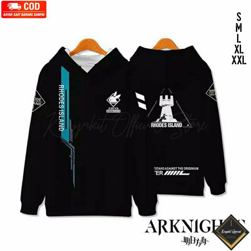 Jaket Hoodie Arknight Anime | Hoodie Anime Arknights Size S-XXL