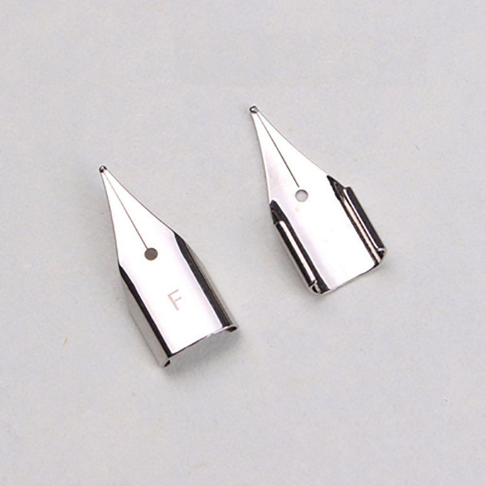 Lanfy 5pcs / Set Pena Fountain Pen Bahan Stainless Steel Ukuran 0.38mm / 0.5mm Untuk Wing Sung Menulis