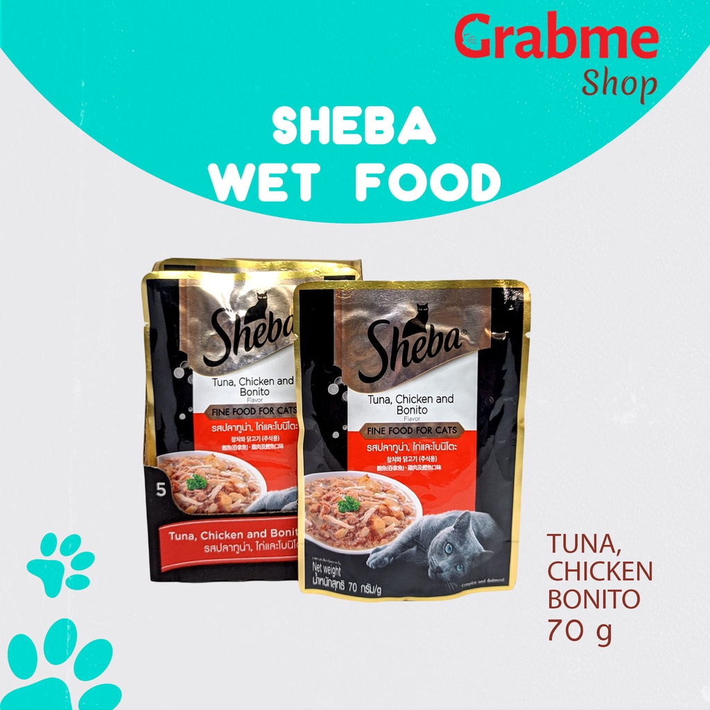 Sheba Pouch Makanan Kucing Basah Wet Food 70gr all variant